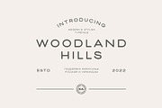 Woodland Hills Modern Display Font, a Sans Serif Font by Artcoast Std. (Thumbnail 1 of 13)