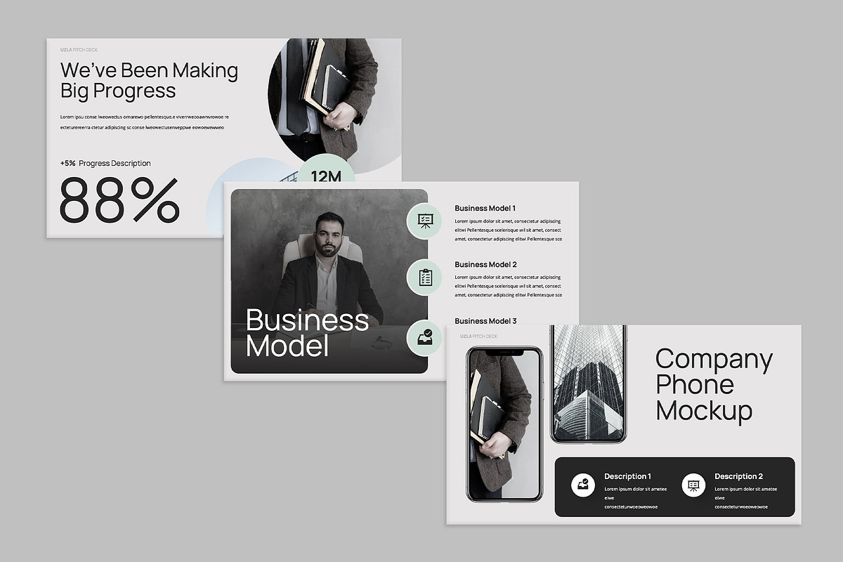 Pitch Deck PowerPoint, a Presentation Template by rgbryand (Photo 5 of 7)