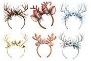 Holiday Antler Headband Clip Art, an Illustration by Designworld (Thumbnail 2 of 4)