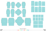 Envelopes Bundle SVG Cutting Files, an Invitation Template by Miss Tiina (Thumbnail 2 of 11)