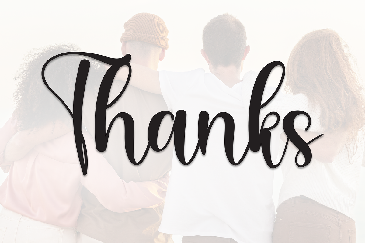 Friends | Script Font, a Handwritten Font by Scratchones (Photo 8 of 8)