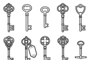Bundles Bookstore Branding Icons, an Outline Icon by adenpinkstore (Thumbnail 10 of 10)