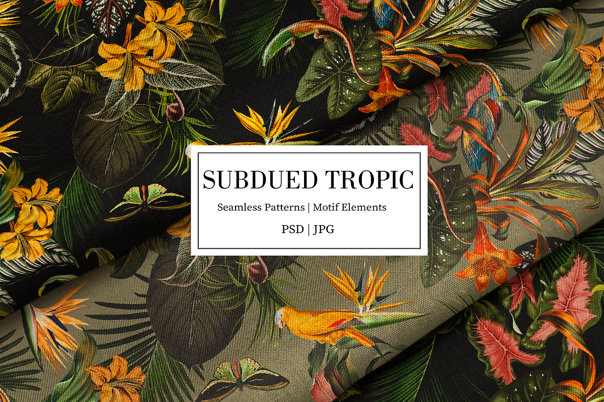 Subdued Tropical Prints, a Wallpaper Graphic by Luiz da Rolt Grathwohl (Photo 3 of 8)