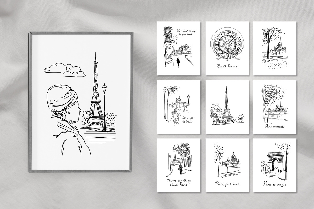 Paris Sketches, an Illustration by Redchocolate (Photo 7 of 8)