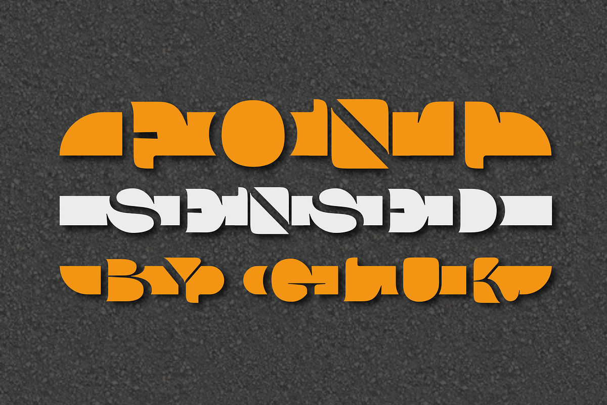 Sensed, a Serif Font by glukfonts (Photo 1 of 7)