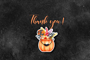 Watercolor halloween clipart., a Background Graphic by NinaBrai (Thumbnail 6 of 6)
