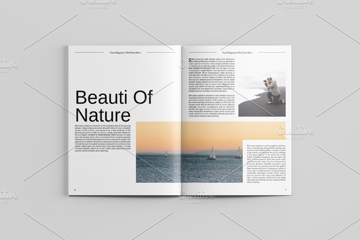 InDesign Multipurpose Magazine -V472, a Magazine Template by Template Shop (Photo 7 of 19)