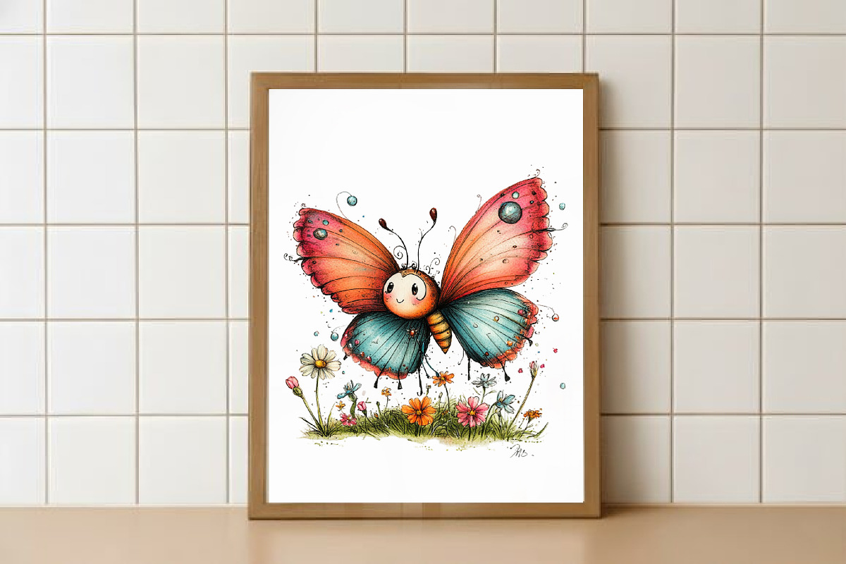 Whimsical Spring Animals Clipart Png, an Illustration by Watercolor design (Photo 5 of 6)