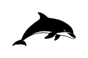 Dolphin Jumping Silhouette Vector, an Illustration by Designs_River (Thumbnail 48 of 51)