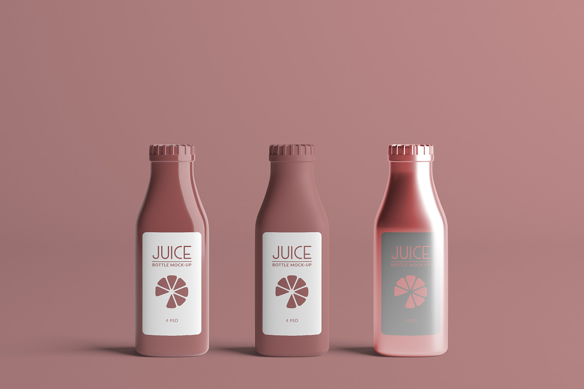 Juice Bottle Mock-Up 6, a Product Mockup by AY Mock-Ups (Photo 6 of 8)