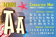 Maoni - Tropical & Hawaiian Font, a Sans Serif Font by Artisan Themes (Thumbnail 2 of 11)
