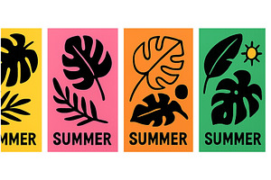 Colorful summer vector illustration, an Illustration by ZinetroN