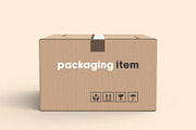 Rectangle Carton Box Mockup, a Packaging Mockup by Ram Studio LLC (Thumbnail 8 of 9)