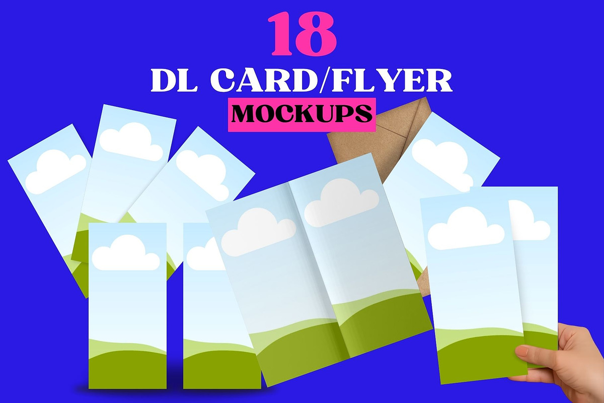 DL Mockups, Canva Template, a Product Mockup by GraphiCarola (Photo 1 of 10)