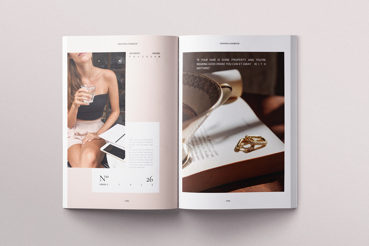 Fashion Lookbook Catalogue Template preview 5