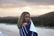 Sunset Beach, Wrapped in Towel, a Beauty & Fashion Photo by Chris Joel Campbell (Thumbnail 2 of 2)