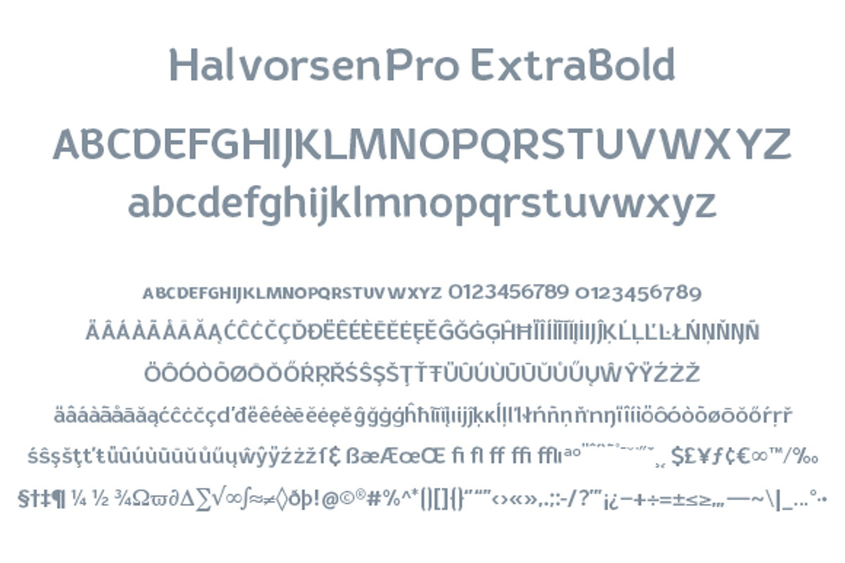 HalvorsenPro ExtraBold preview 2