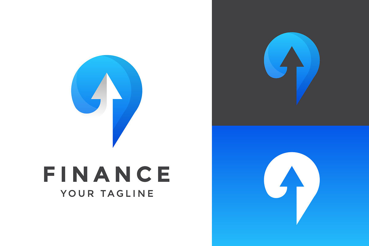 Finance Arrow Chart Business Logo, a Branding & Logo Template by funpixel