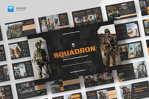 Military & Army Keynote Template, a Presentation Template by fluffstudio