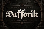 Dafforik, a Blackletter Font by Wow Magic (Thumbnail 1 of 5)