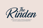 The Rinden, a Script Font by Megatype (Thumbnail 1 of 11)