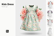 Kids dress mock-up., a Bottom Mockup by Irena Matiash shop (Thumbnail 1 of 7)