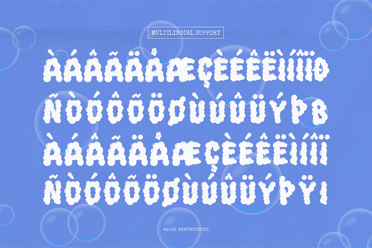 Fabilo Soap | Bold Bubble Font, a Handwritten Font by Denustudios (Photo 10 of 12)