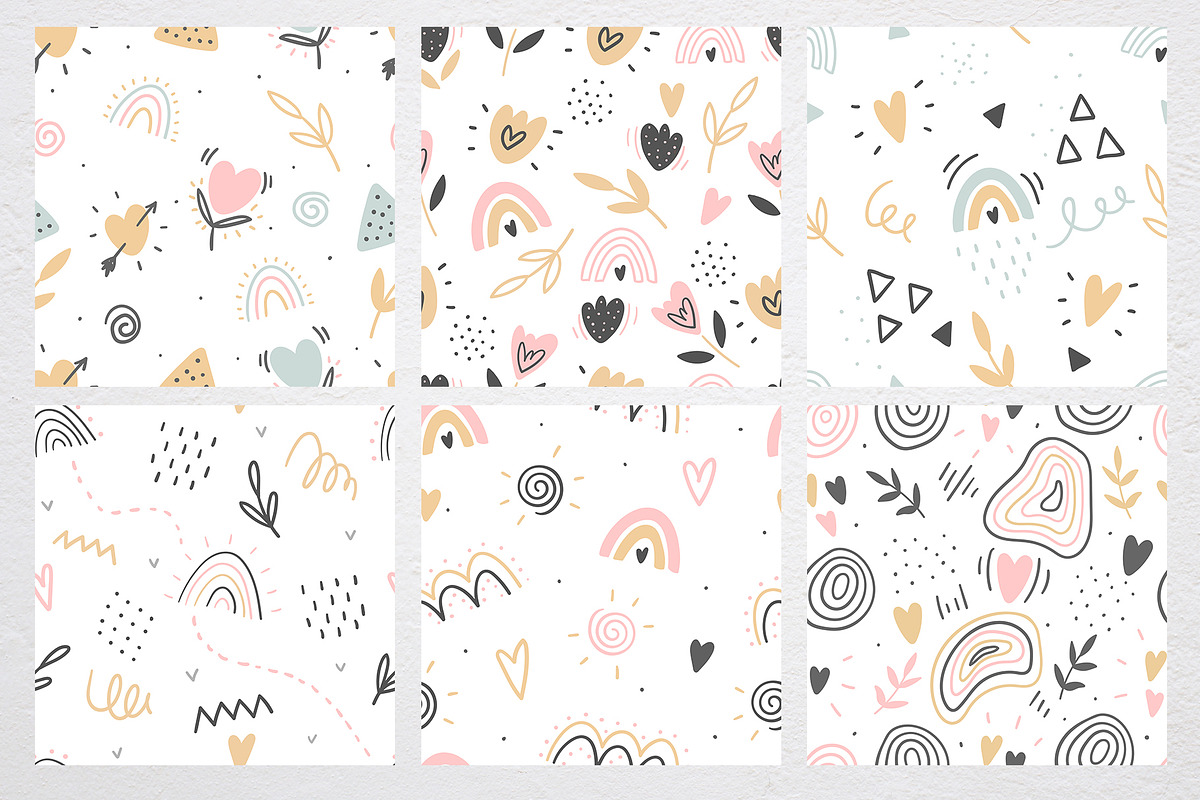 Kids cute seamless pattern, a Pattern Graphic by hanifa_design (Photo 8 of 10)
