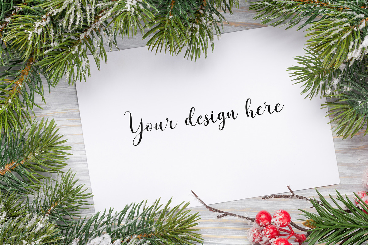 48 Christmas Mockup, a Print Template by Walentin (Photo 10 of 49)