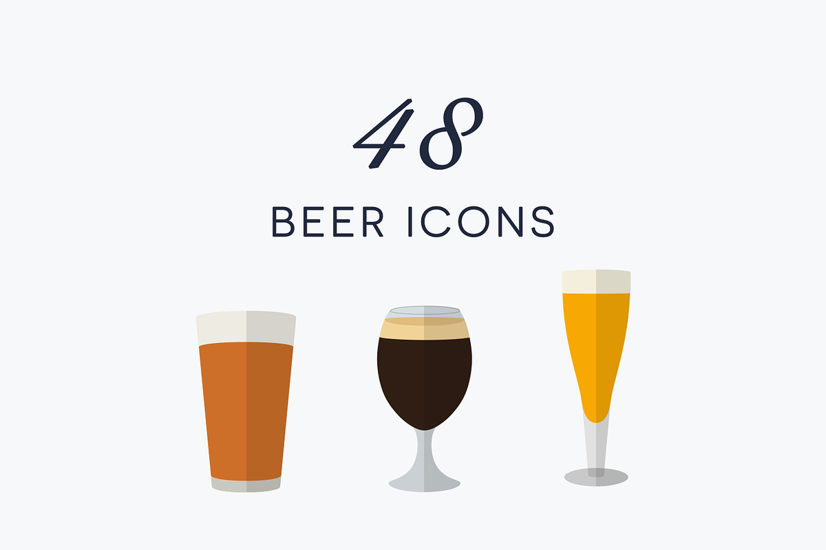 48 Beer Icons, an Icon by katyapolo (Photo 1 of 3)