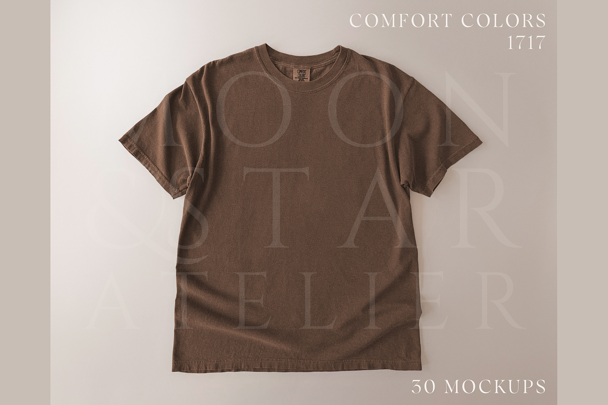 Comfort Colors 1717 Bundle, a Shirt Mockup by Moon and Star Atelier (Photo 4 of 6)