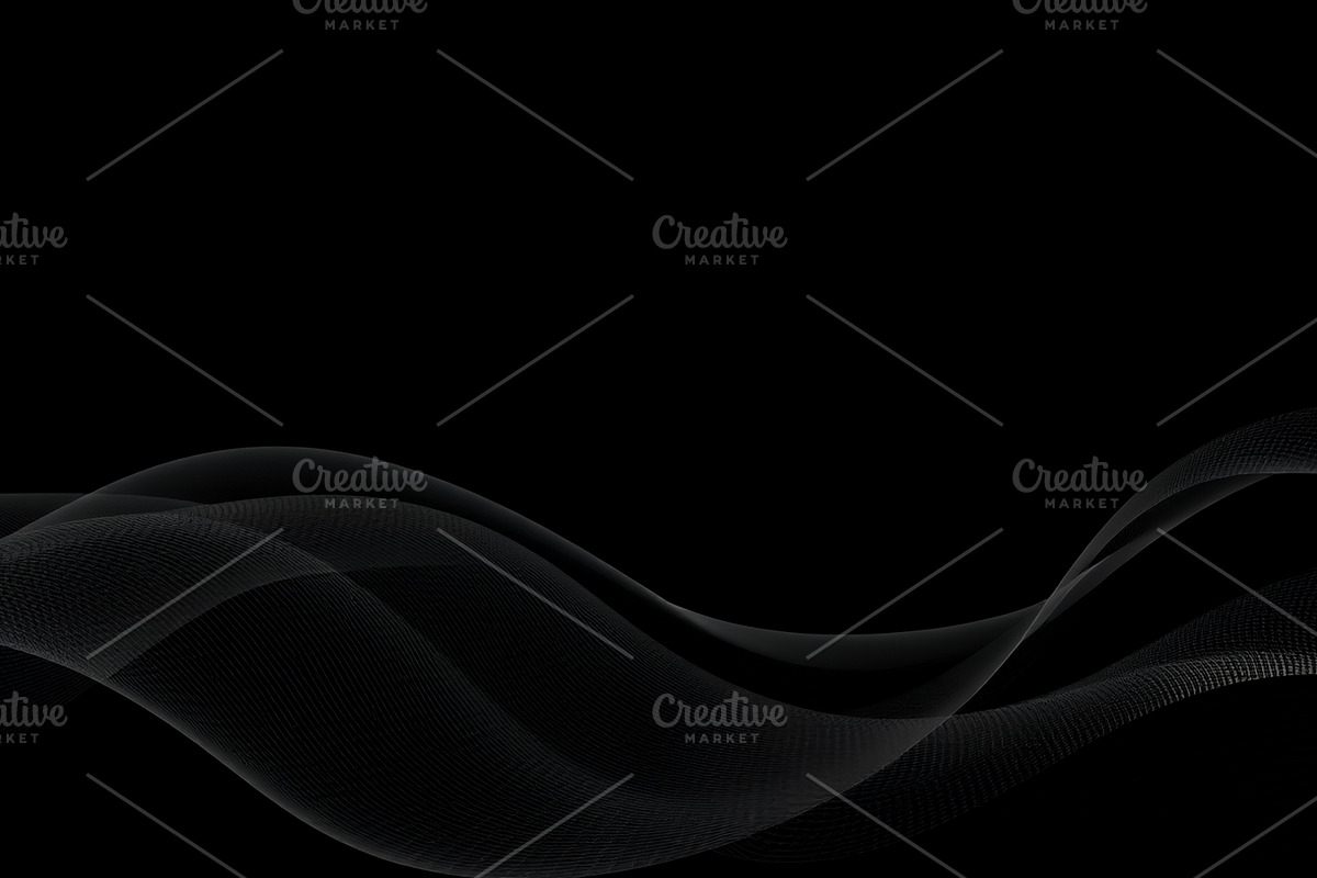 Abstract black wave background, a Background Graphic by Anamul Haque Anik (Photo 6 of 7)
