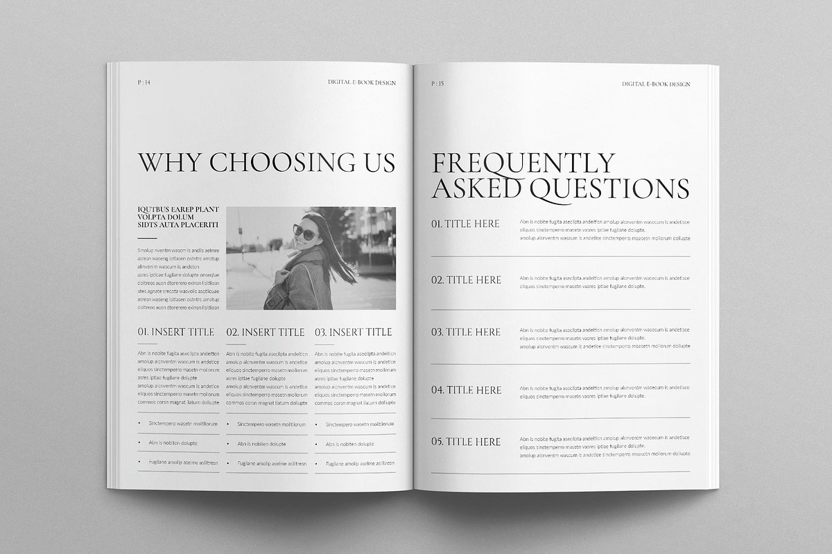 Digital Ebook Template, a Brochure Template by E-Type (Photo 6 of 7)