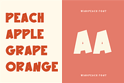 Winkpeach - Playful Handwritten Font, a Handwritten Font by Berdansabersama (Thumbnail 3 of 9)