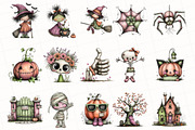 Whimsical Halloween Clipart, an Illustration by OK Design (Thumbnail 3 of 6)