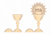 Chalices for First Holy Communion, a Pattern Graphic by MegaPrezencik (Thumbnail 5 of 6)