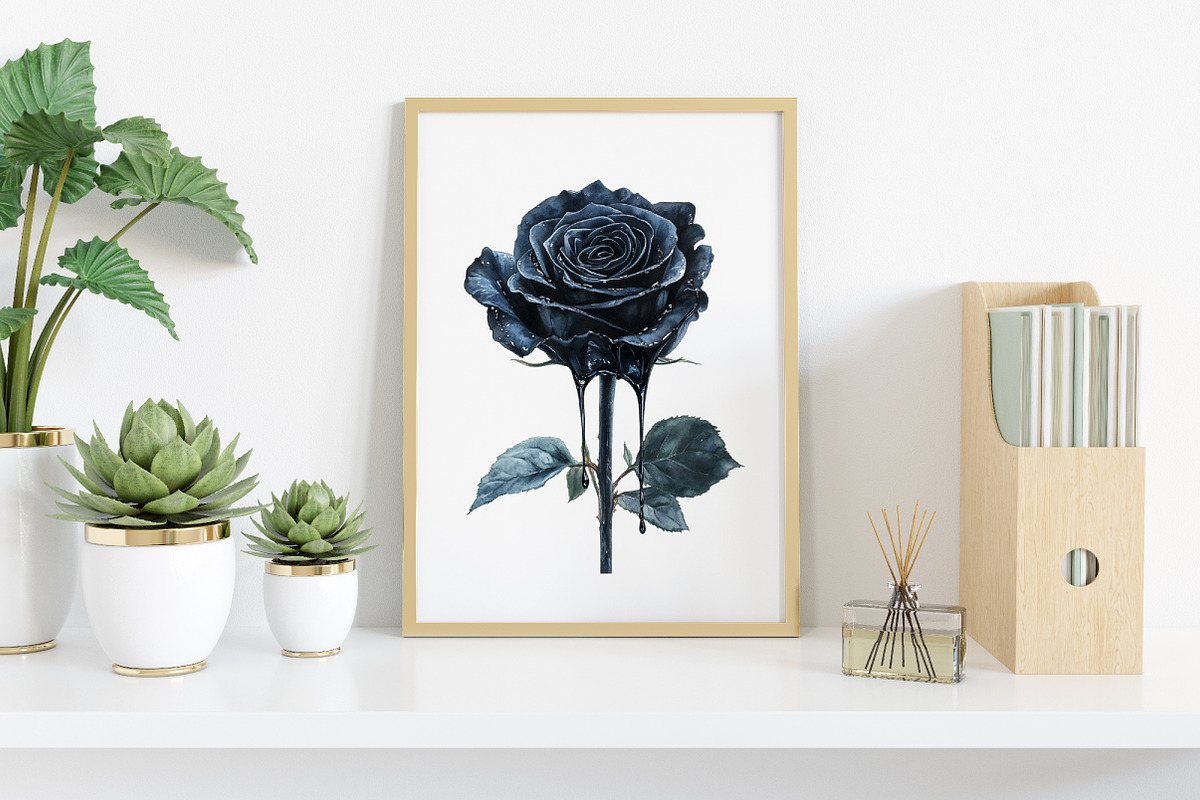 Watercolor Gothic Reverie Clipart, an Illustration by Canvas Craft (Photo 4 of 7)
