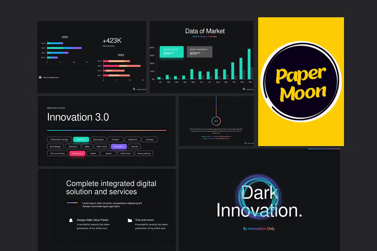 Darker Than Black Powerpoint, a Presentation Template by GearShift (Photo 3 of 4)