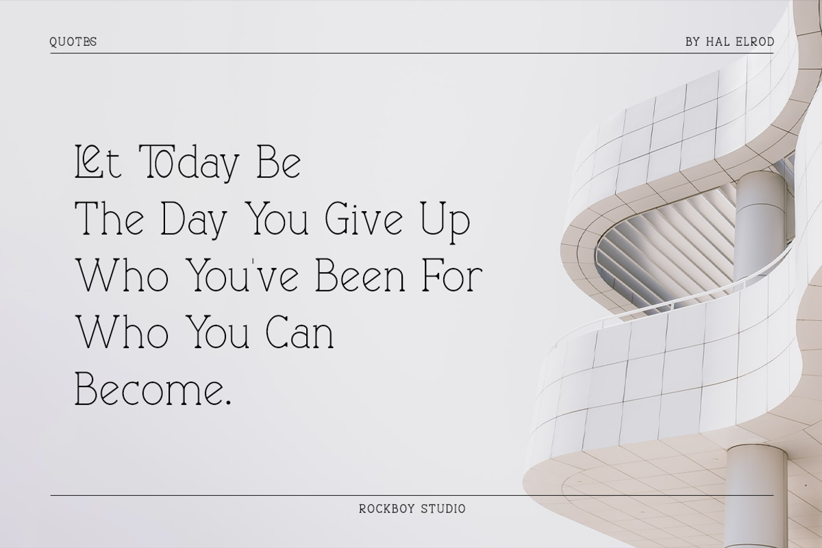 Blissful - Modern Stylish, a Serif Font by RockboyStd (Photo 3 of 12)