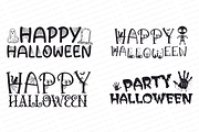 Happy Halloween svg lettering set, an Object Graphic by MegaPrezencik (Thumbnail 4 of 6)