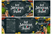 Mexican Food and poster, a Food Illustration by MoreVector (Thumbnail 1 of 7)