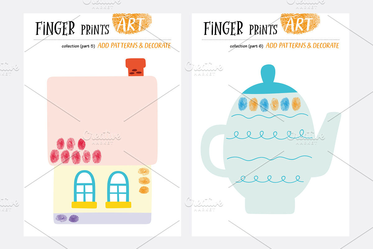 Finger prints ART (part 5), an Animal Illustration by Alena Razumova (Photo 4 of 11)