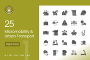 25 Micromobility & Urban Transport, an Icon by IconBunny (Thumbnail 1 of 2)
