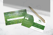 LAWN SERVICE BUSINESS CARD TEMPLATE, a Marketing Template by Daring Digies (Thumbnail 2 of 4)