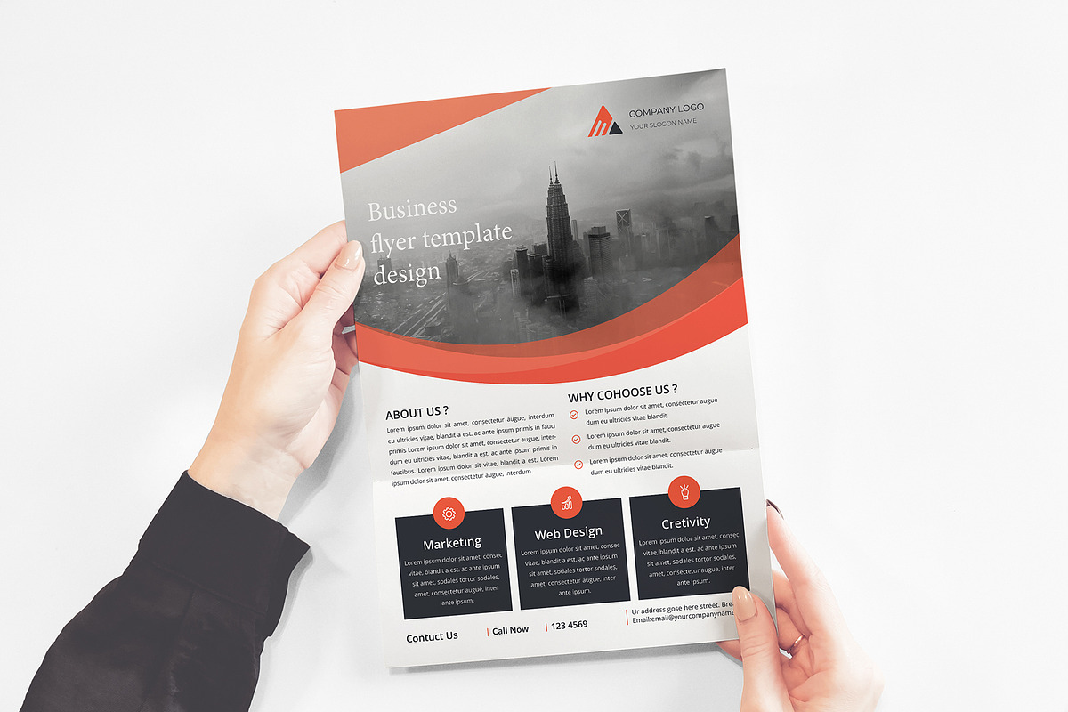 Business Flyer Template Design, a Flyer Template by Mazharul Islam (Photo 8 of 10)
