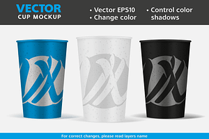 Cup Vector Mockup