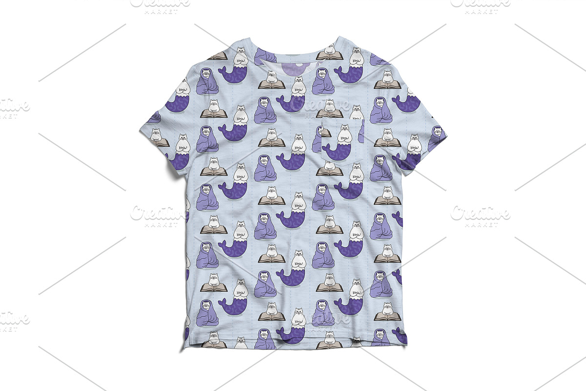 Patterns with strange cats + BONUS, a Pattern Graphic by Lyolya Profitrolya (Photo 4 of 5)