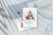Watercolor Christmas Gifts, a Decorative Illustration by Vasmila (Thumbnail 4 of 5)