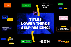 ANIMATED Titles Modern (Premiere)