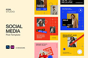 Fashion Sale Social Media Template, a Social Media Template by FDR Studio (Thumbnail 1 of 3)